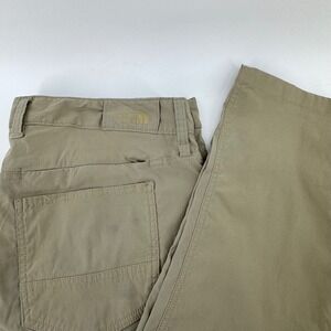 The North Face Mens Khaki Straight Leg Athleisure Gorpcore Hiking Pants Sz 34x32